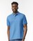 Gildan Jersey Short Sleeve Polo T-Shirt for Men Mix Colour Adult Dryblend Tee